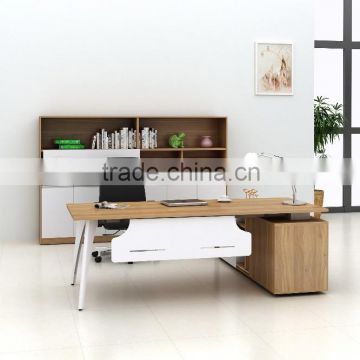 L shape CEO desk/Executive desk with side table