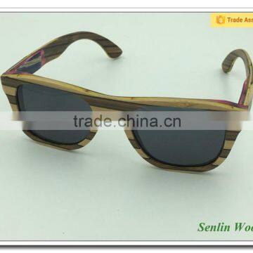 New Fashion Wooden Bamboo Sunglasses Bamboo Leg Sunglasses Wholesale Printed Logo Sunglasses