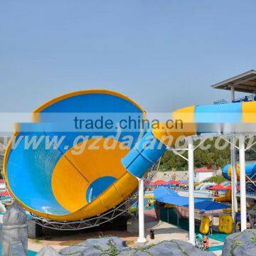 Big trumpet fiberglass water slide for sale