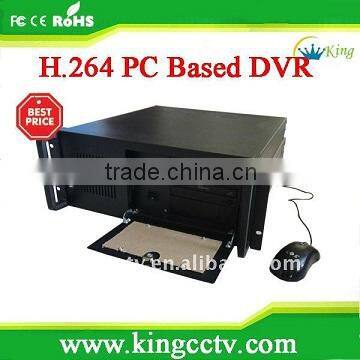 2014 64 Chs PC DVR System H.264 network dvr support ip camera: HK-DVR864H