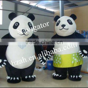 Nice Inflatable Panda Couple Costume for Wedding