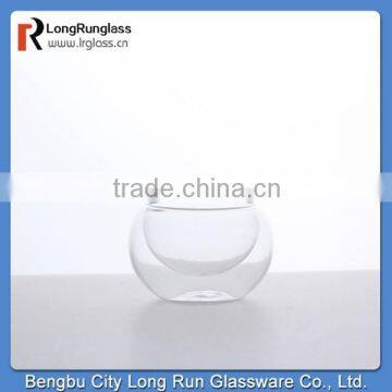 LongRun alibaba novelty light double wall wine glass cup