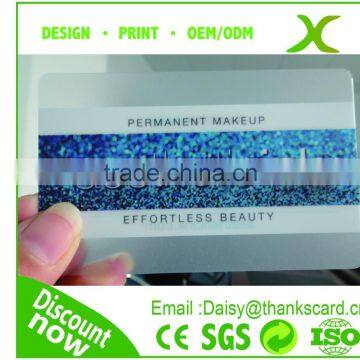 Free design !!! clear business cards printing/ transparent business cards