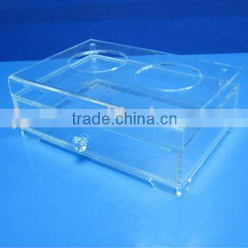 OEM Custom Design Acrylic Hotel Storage Box/Acrylic Hotel Supplier