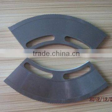 arc-shaped cutting corrugated paper carton slotting blade