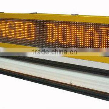 Double side super brightness Vehicle mounting led moving sign