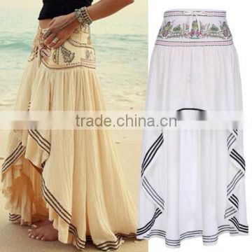 New Stylish Lady Women's Fashion Leisure Beach Sexy Irregular Length Chiffon Skirt