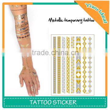 Wholesale Hand Jewelry Temporary Metallic Tattoo