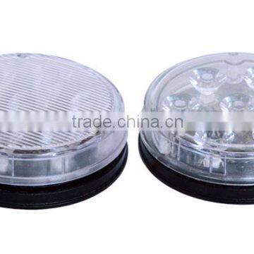 12Volt 4" Round Led Strobe Light Red/blue/amber/green/white 18 Flashing Warning Lights LTDG95 photo-2