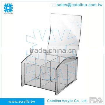Clear Acrylic tea coffee bag box Organizer