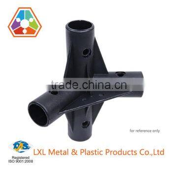 Plastic Injection Parts 4 ways tent connector/4 directions tube connector