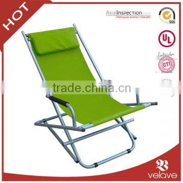 600D polyester folding lounge chair