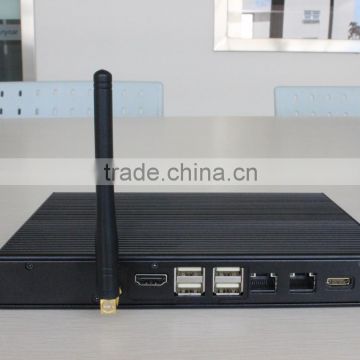 i3 fanless mini industrial pc