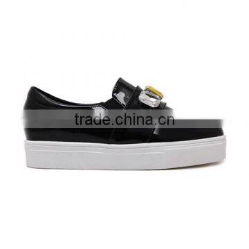 Black Shoes Women Casual Shoes Newes Designs 2016 PL1697