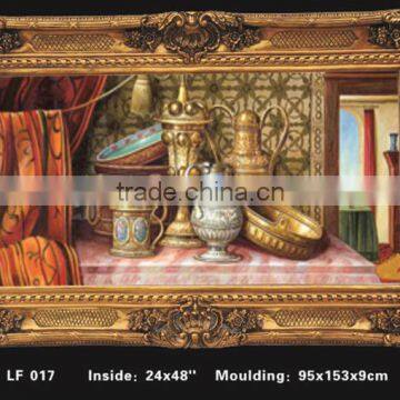 hot sale new style wall resin moulding gold oil painting frame