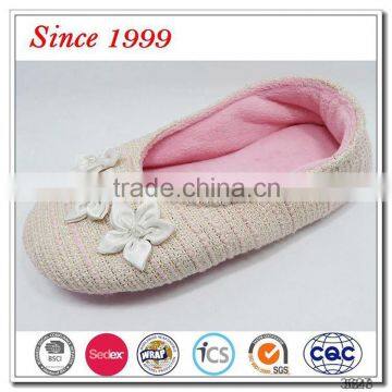 fancy custom made girls flat slippers