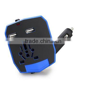 Universal Promotional Portable Armour Dual USB Car Charger With Plug Adaptor photo-2