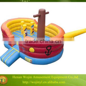 Family use popular inflatable boat jumping/bounce jumping house