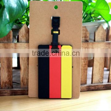 PVC soft plastic luggage tag