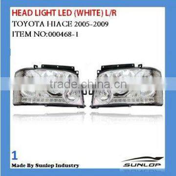 #000468-1 LED angel eye Head Light for toyota hiace head lamps