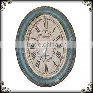 Shabby Chic Oval wall clock