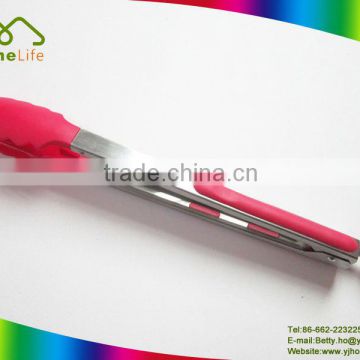 Hot sale High quality stainless steel silicone nylon pastry tongs