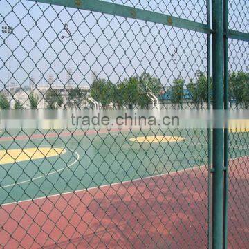 stadium pvc coated chain link fence with best quality