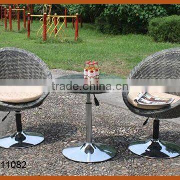 3PC Garden Wicker Bar Tool Set Rattan Furniture