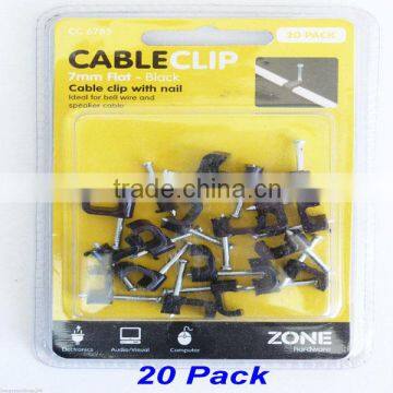 High Quality Full Size PE Plastic Blister Pack Round Nail Cable Clip photo-4