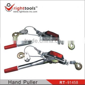 Wire rope hand puller