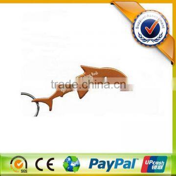 Design Fish Shaped High Quality Keychain Custom Bottle Opener