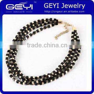 2014 New Arrival Crystal Necklace Jewelry Must-Have Layered Bead Necklace