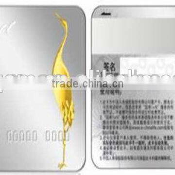 Mei Qing High quality Credit Card Size cr80 non standard pvc card