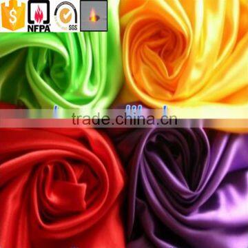 100% polyester fire resistant taffeta fabric