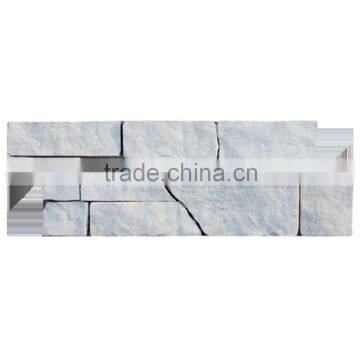 Natural White Quartzite Interior Wall Stone Decoration