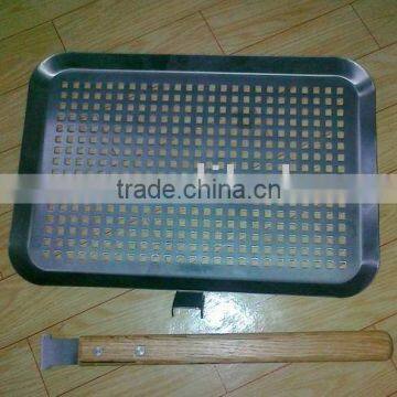 bbq grill mesh pan,mesh pan,metal grill pan