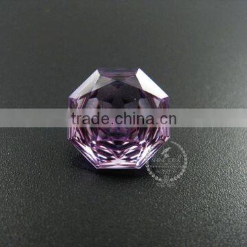 12.15MM polygon shape fancy faceted cut natural amethyst semi precious loose stone gemstone DIY ring earrings cabochon 4160007