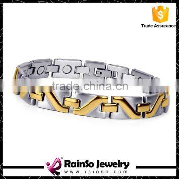  china siliver gold health bracelet magnetic for sale