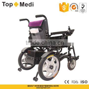 TOPMEDI black and bule color standing up power wheelchair