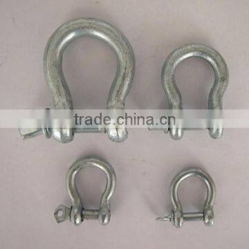 stainless steel European bow type shackle with screw