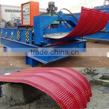 Roof sheet curving machine/crimping machine/spring forming machine