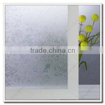 3D flower shape removable static cling window film