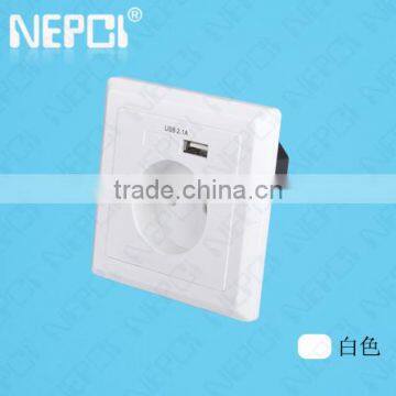 usb wall outlet socket eu