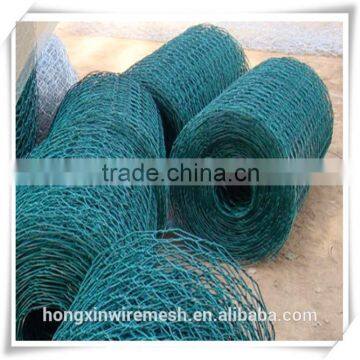pvc coated hexagonal retaining wall wire netting