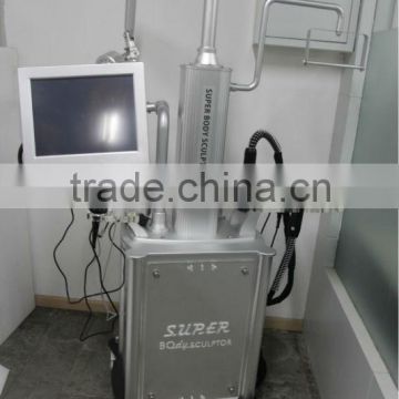 Portable liposuction cavitation loss weight Tripolar RF Slimming Machine F017 for sale