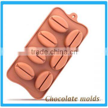 Coffee Bean Silicone Cake Mould Silicone Coffee Bean Chocolate Mould Cookie Mould