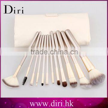 Travel makeup brush set wholesale 12pcs cosmetic brush set