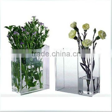 2015 new clear acrylic flower display box,acrylic vase made in China