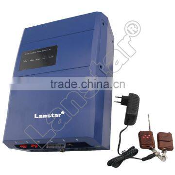 Lanstar intelligent remote control wireless electric fence energizer /charger for security home fence equipment