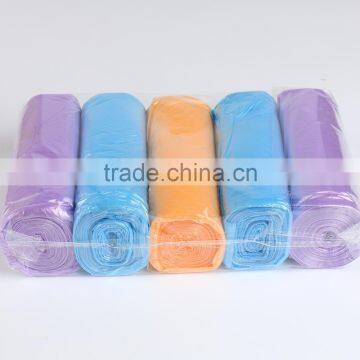 plastic PE garbage bag holder in packaging bags